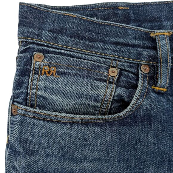 Ralph Lauren RRL Double RL Men's Slim Japanese Selvedge Denim Rigid Jeans 32x34 - Picture 5 of 16